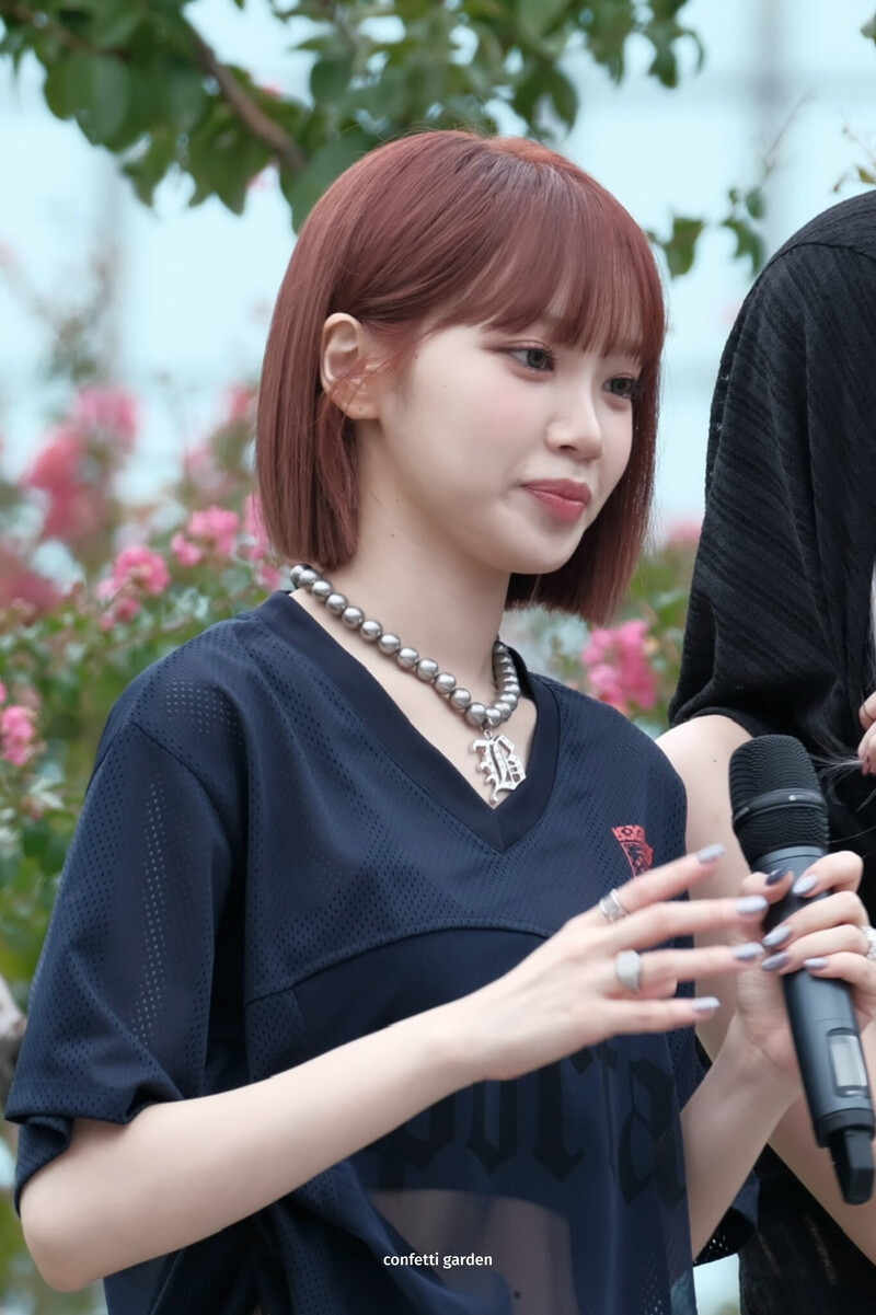 240906 LE SSERAFIM Chaewon - Music Bank Mini Fan Meeting & Commute documents 11