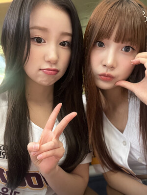 240812 WOOAH SORA sns update with MINSEO