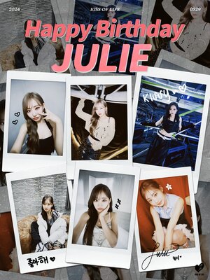240329 KISS OF LIFE SNS UPDATE - Happy JULIE Day