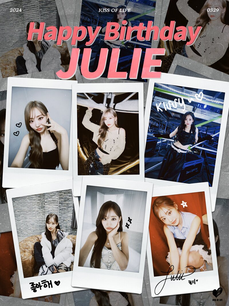240329 KISS OF LIFE SNS UPDATE - Happy JULIE Day documents 1