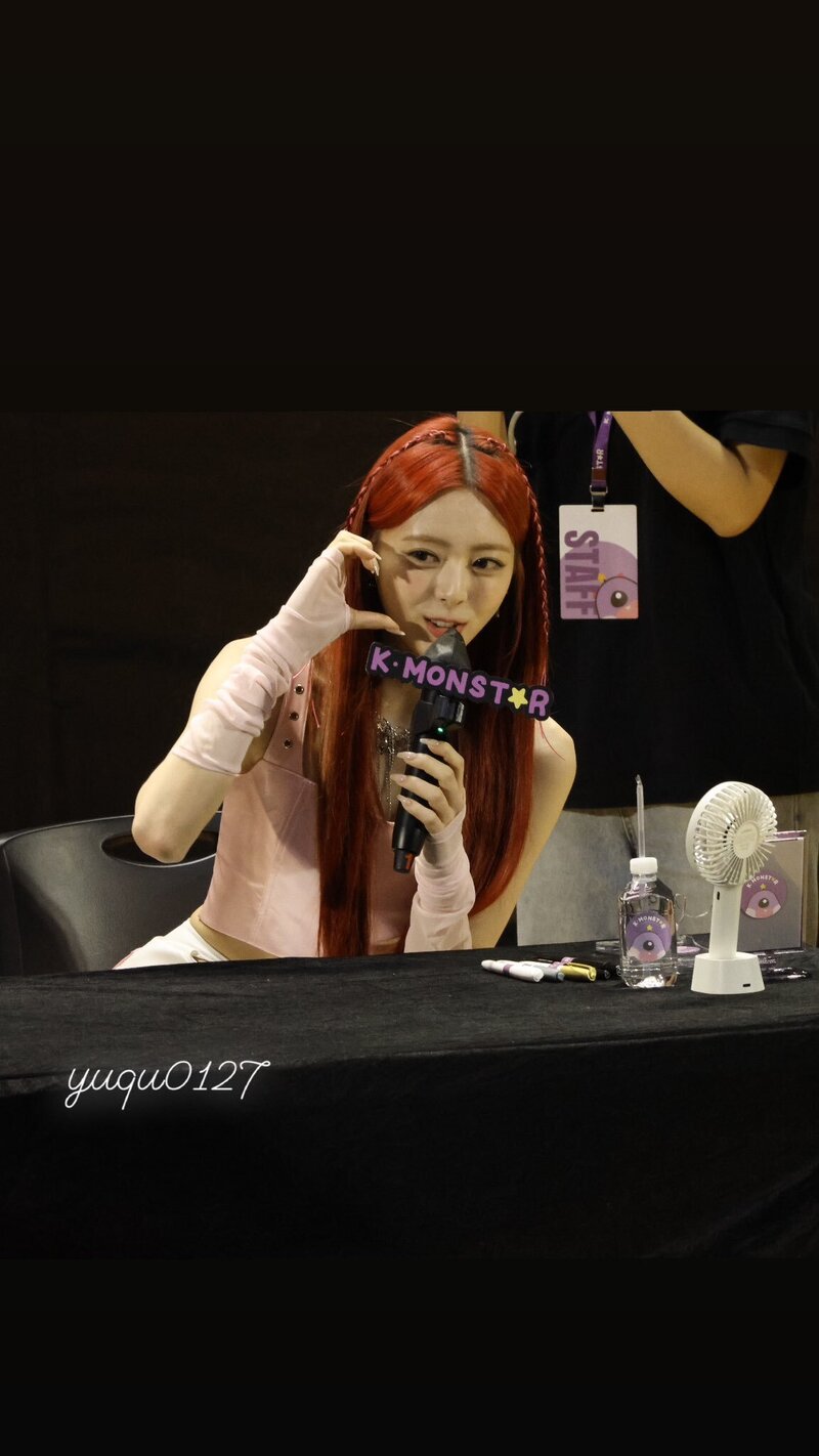 240217 ITZY Yuna - K-Monstar Offiline Fansign Event documents 7