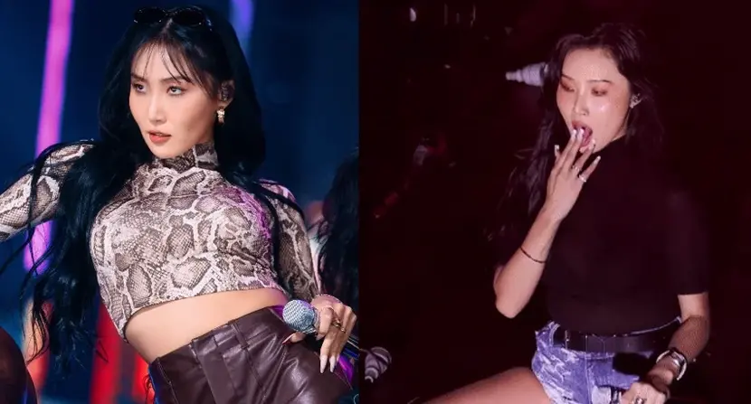 Korean Netizens Divided Over Hwasa's Controversial Performance at a University Festival