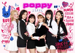 STAYC - Poppy 1st Japanese Single Album teasers