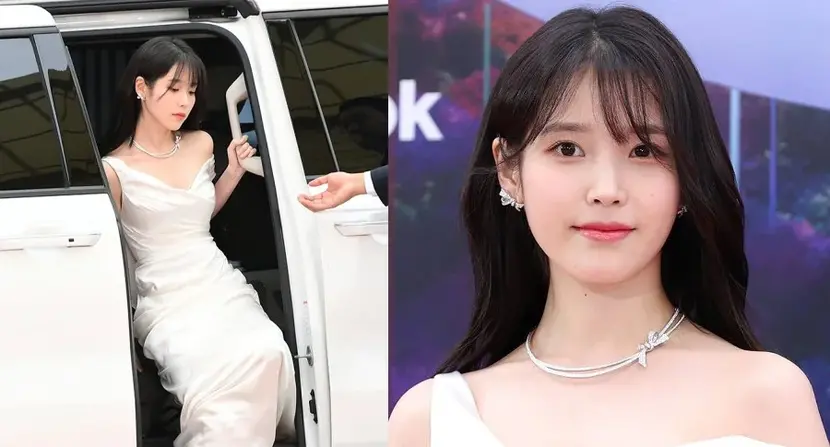 "IU Is Legendary Today" — Korean Netizens React to IU's Red Carpet Photos at the 59th Baeksang Arts Awards