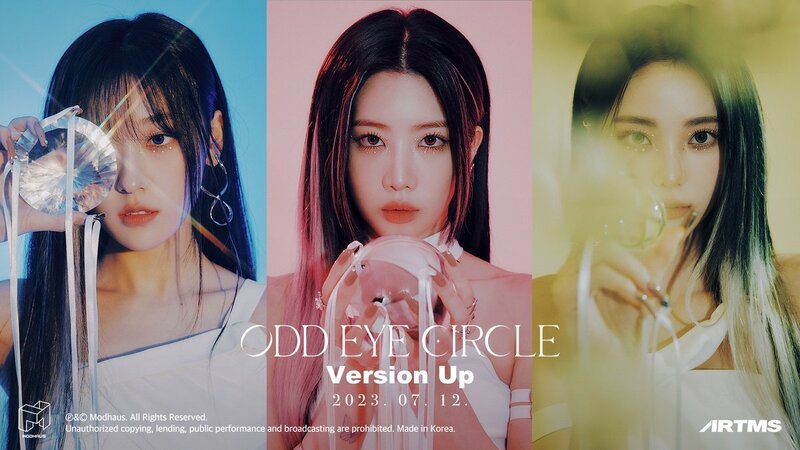 ODD EYE CIRCLE "Version Up" Concept Teasers documents 1