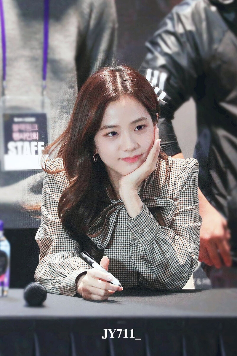 191012 BLACKPINK Jisoo - OLENS Fansign documents 4