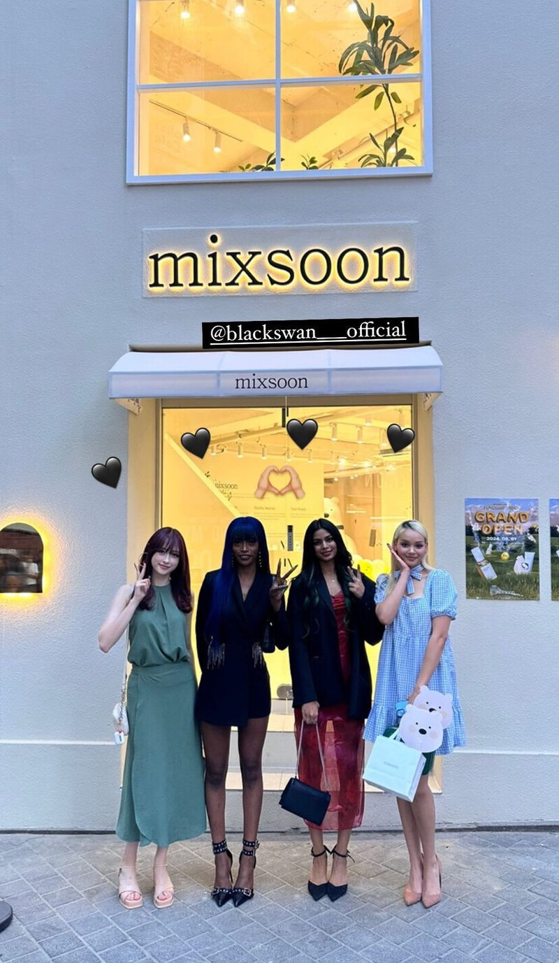 240901 Mixsoon Instagram Story Update with BLACKSWAN documents 2