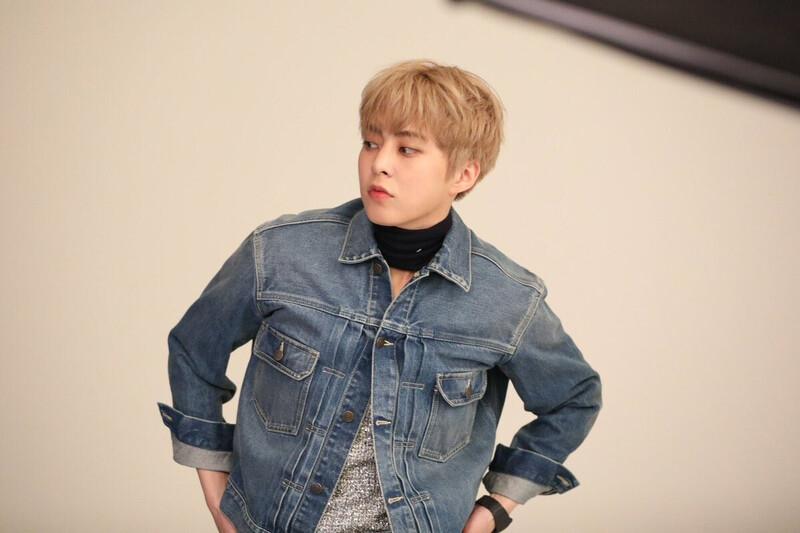 240904 Xiumin Weverse Update - ARENA Homme+ Korea Behind Photo documents 27