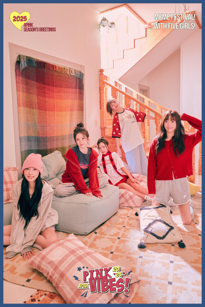 2025 Apink Season’s Greetings 'Pink Vibes' concept teasers documents 2