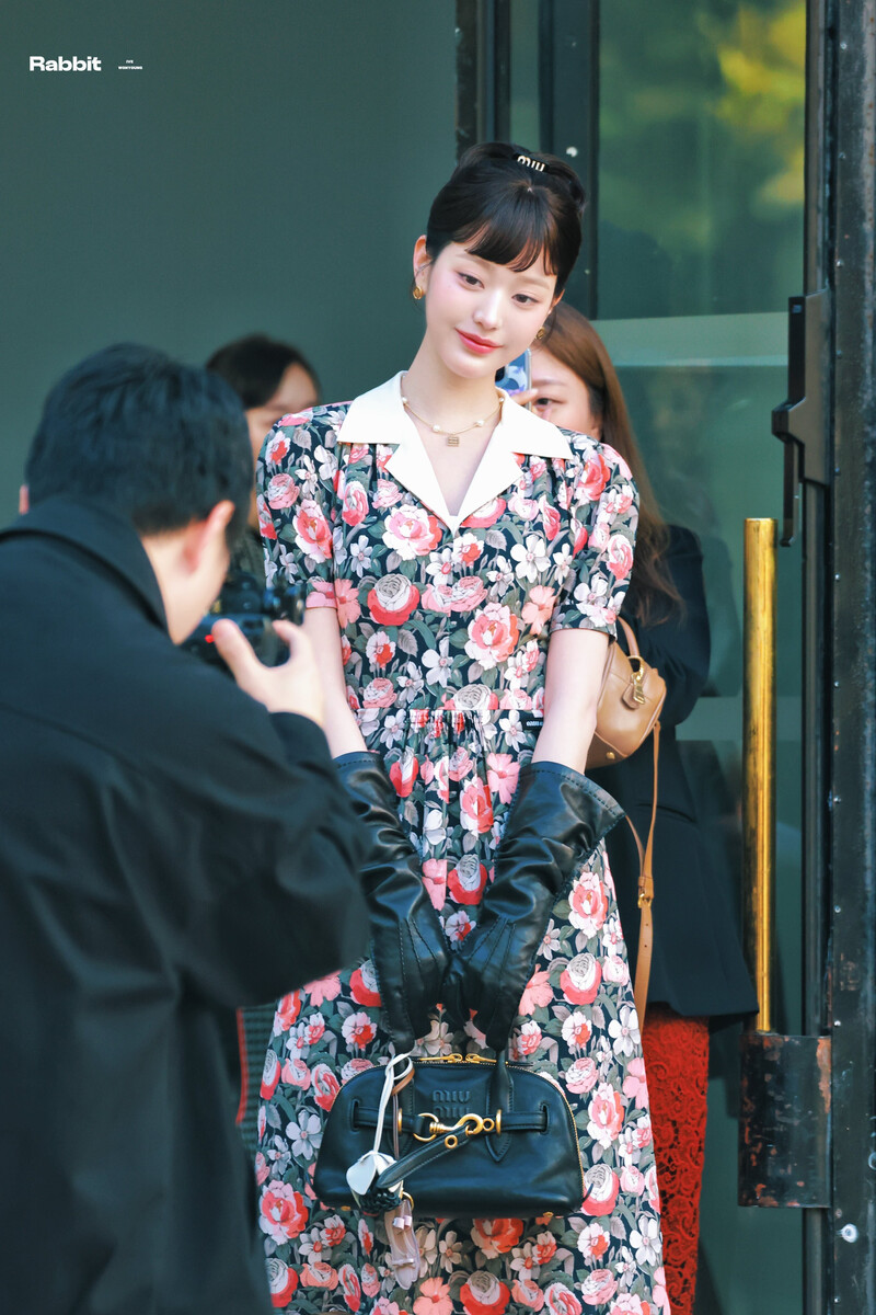 241001 IVE Wonyoung - Miu Miu SS25 Show at Paris Fashion Week documents 9