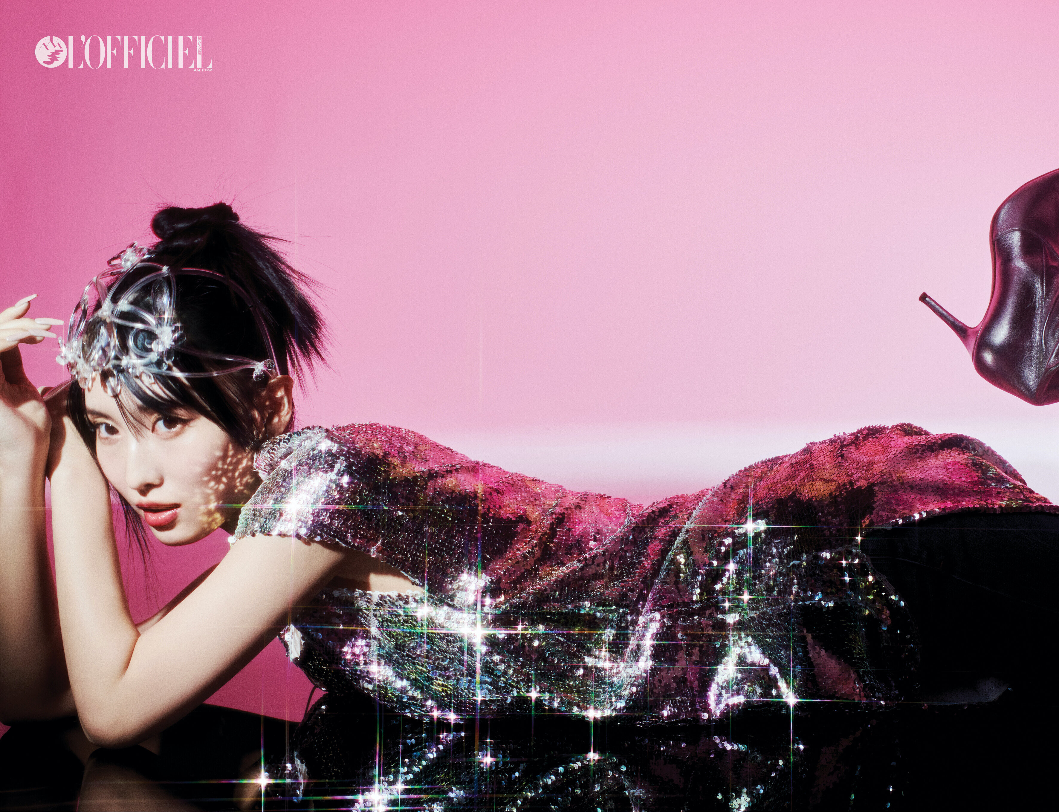 TWICE Momo for L'Officiel Singapore March 2023 issue | kpopping