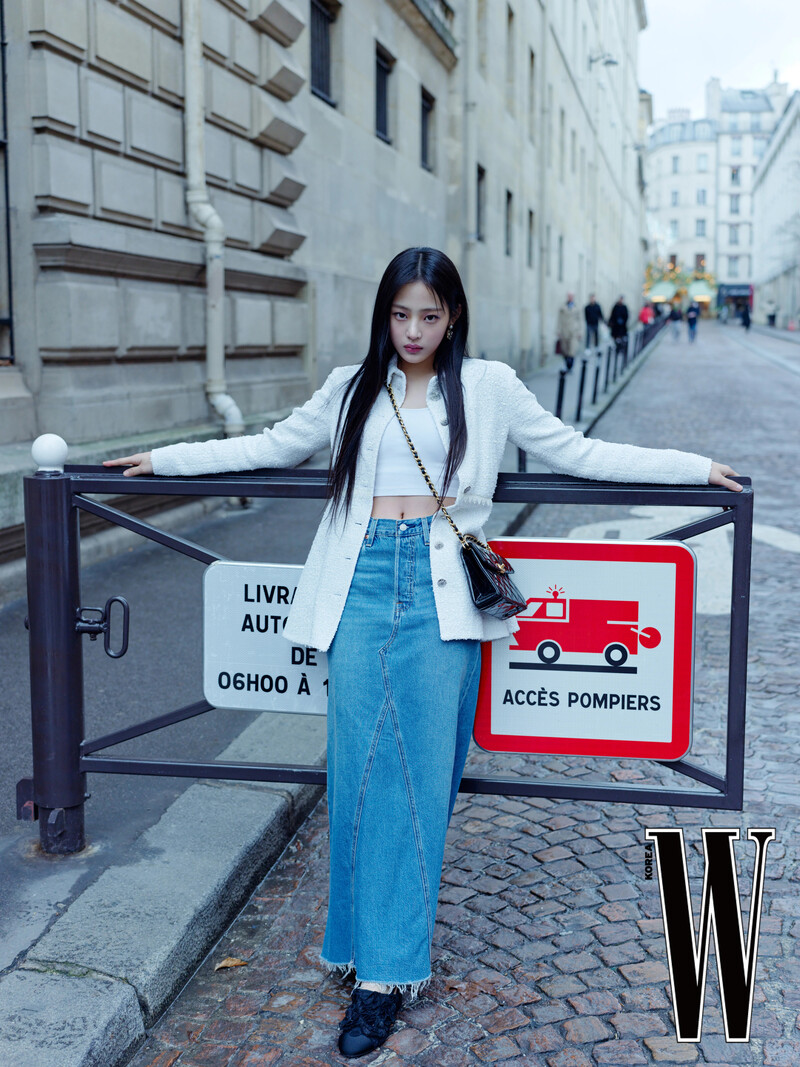 NewJeans Minji x CHANEL for W Korea March 2024 Issue documents 6