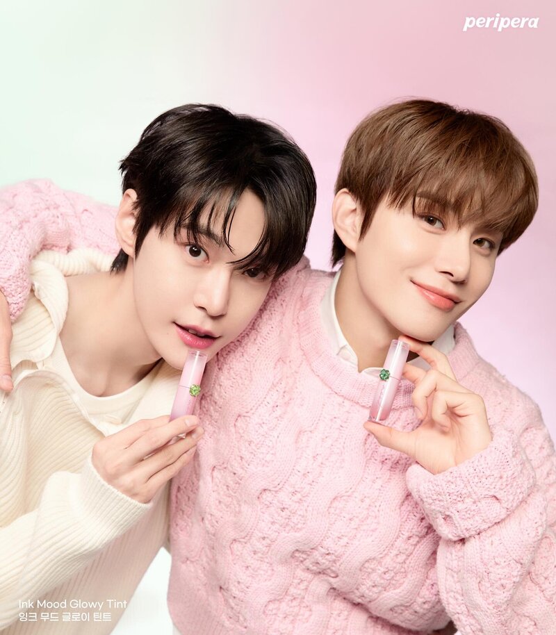 NCT Doyoung and Jungwoo for Peripera Lucky Lottery collection documents 7
