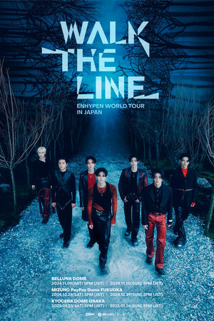 ENHYPEN WORLD TOUR ‘WALK THE LINE’ POSTER