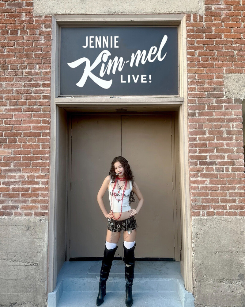 241016 - Jimmy Kimmel Live Instagram Update with JENNIE documents 1