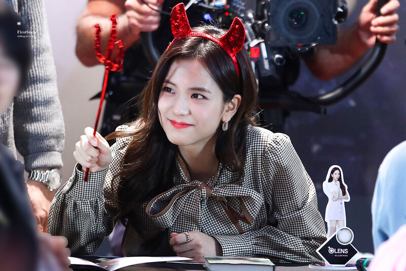 191012 BLACKPINK Jisoo - OLENS Fansign documents 3