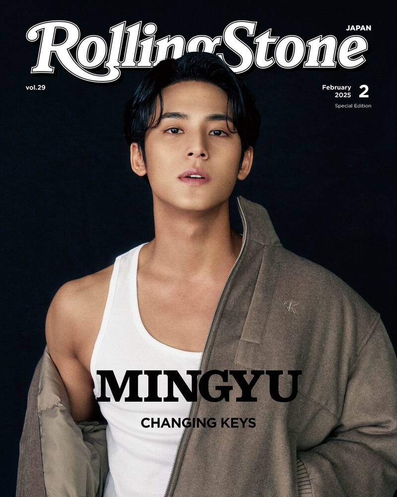 SEVENTEEN Mingyu for Calvin Klein X Rolling Stone Japan documents 2