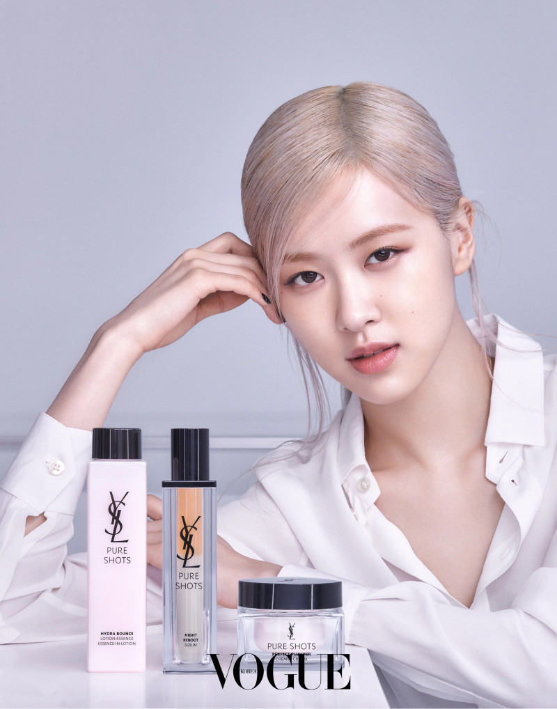 BLACKPINK Rosé for Vogue Korea x YSL Beauty 'Night Reboot Serum' documents 4