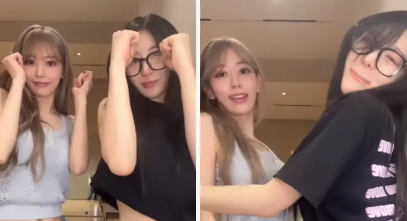 Lee Chaeyeon and Sakura Reunite, Overflowing Chemistry Sends Fans Into a Frenzy