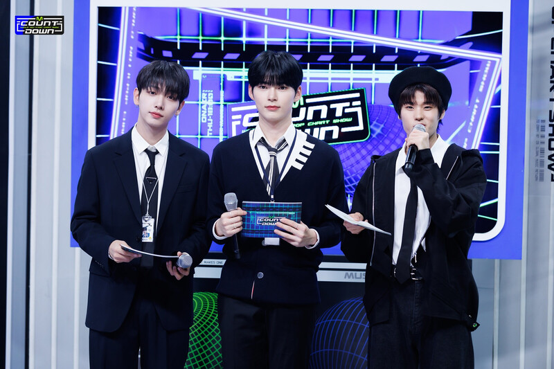 230914 MC Hanbin with Special MC Sohee and MC Jaehyun at M Countdown documents 4