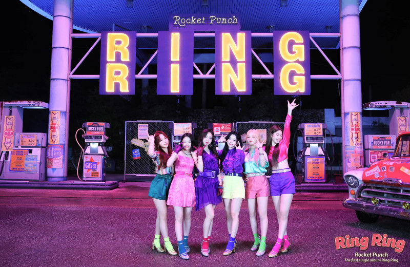 210518 Woollim Naver Post - Rocket Punch's 'Ring Ring' MV Shoot documents 7