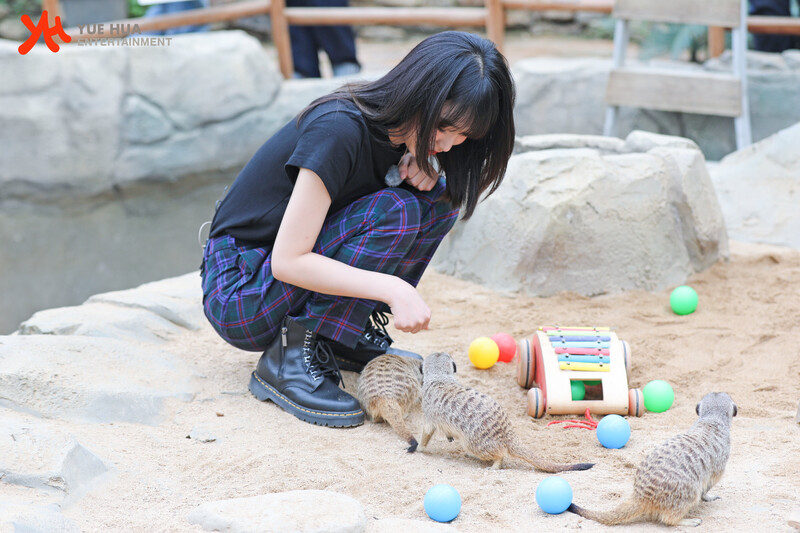 211028 Yuehua Naver Post - Yena & Sihyeon - Animal Detective Behind documents 2