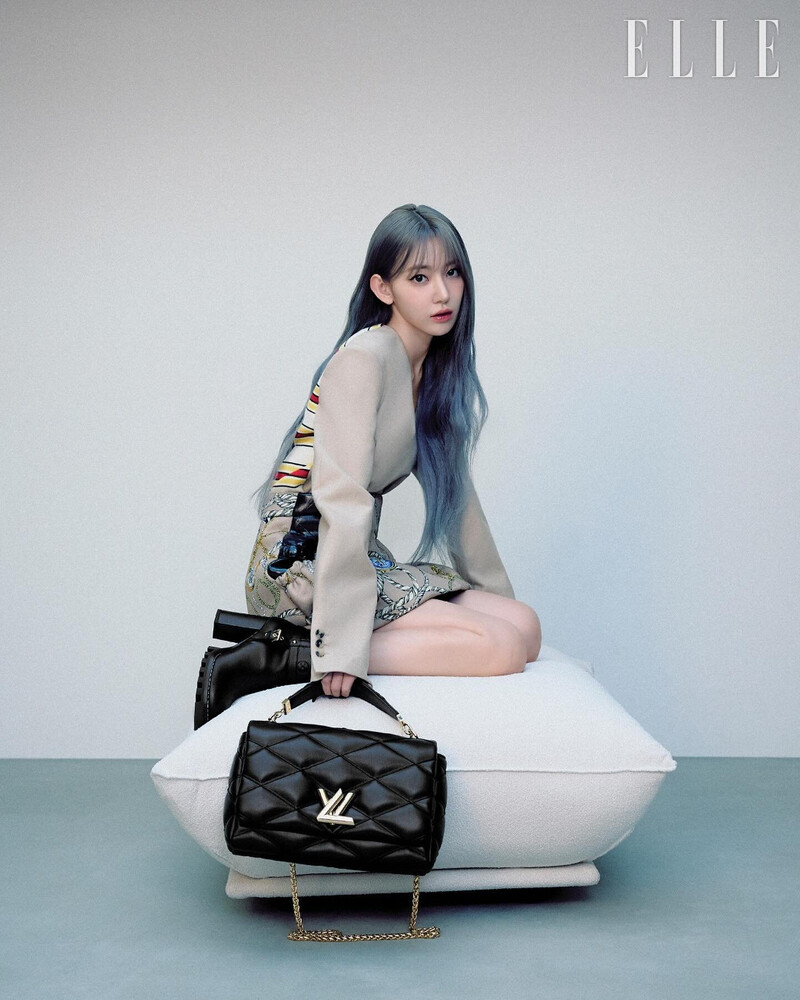 LE SSERAFIM x Louis Vuitton for ELLE Korea 'Super ELLE' March 2024 Issue documents 3