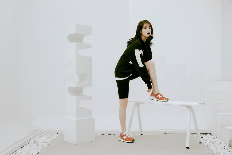 IU for New Balance 'Nature State' documents 2