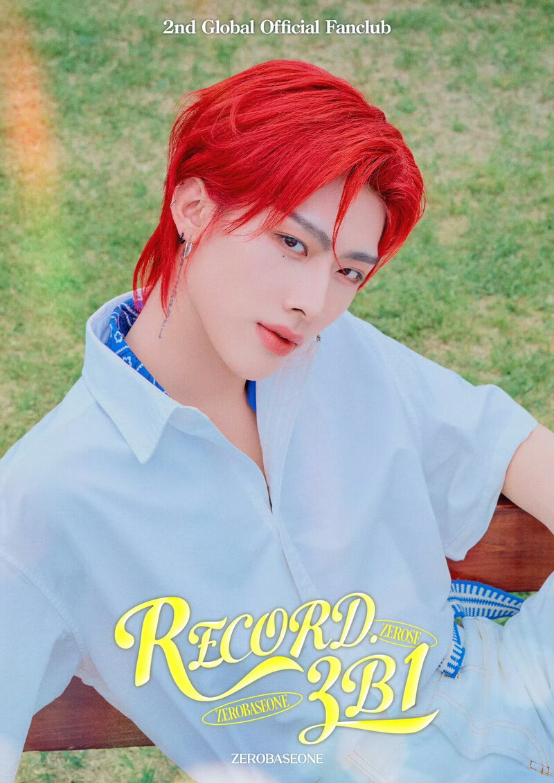 ZEROBASEONE 2nd global official fanclub 'Record.ZB1' concept photos documents 6