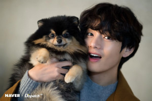 191230 BTS's V and his dog Yeontan Birthday photoshoot by Naver x Dispatch