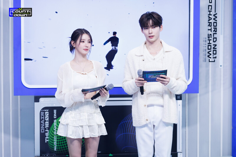 231116 MC Miyeon and Hanbin at M Countdown documents 15