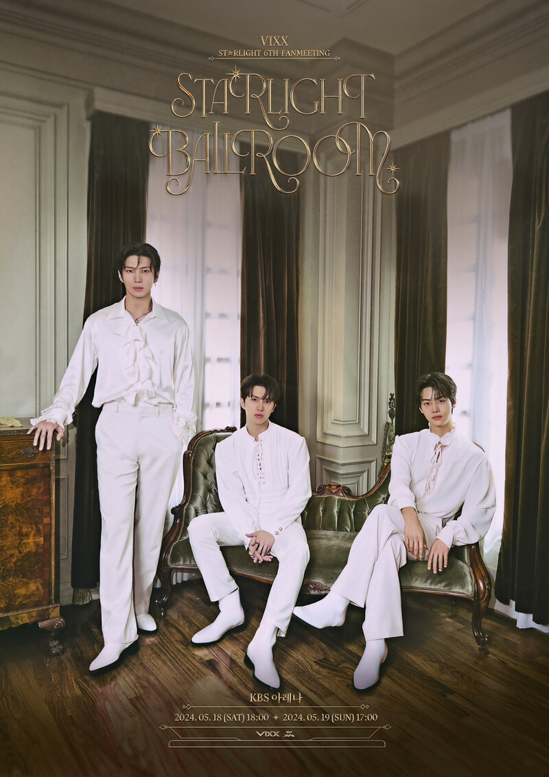 VIXX ST★RLIGHT 6TH FANMEETING "Starlight Ballroom" Concept Poster documents 1