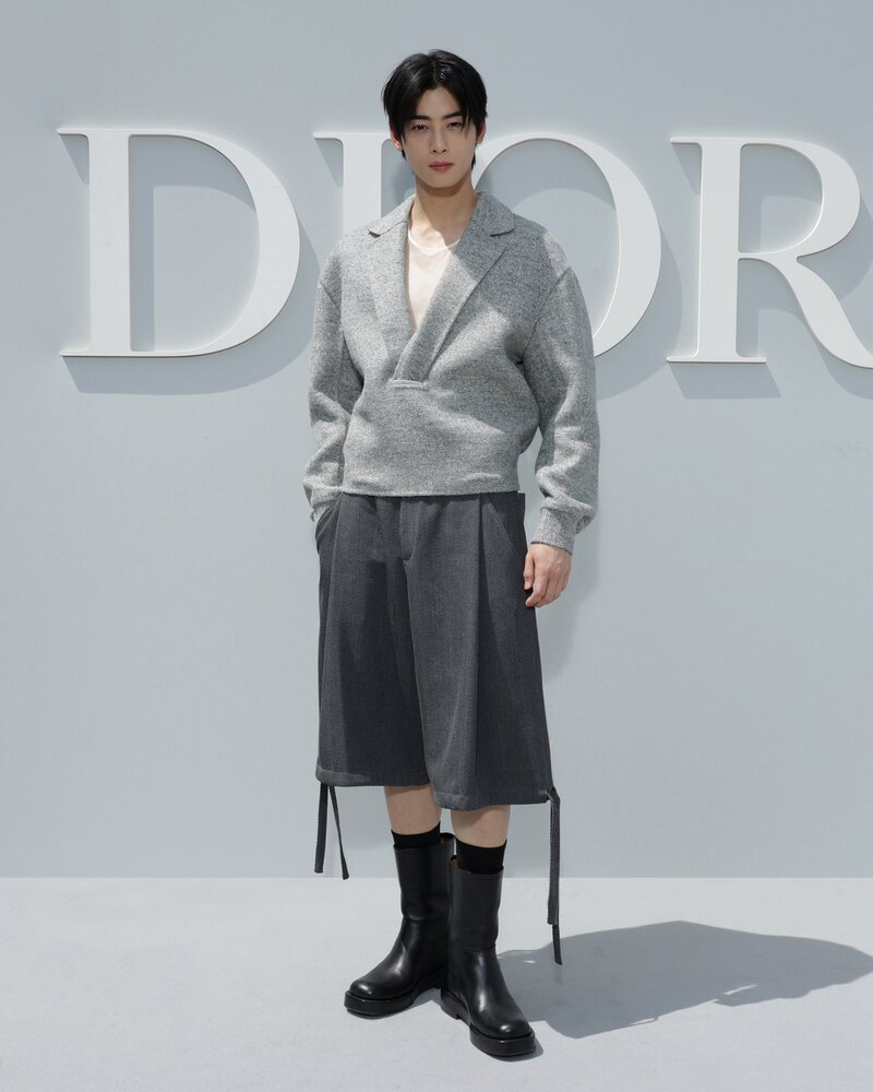 230623 Cha Eunwoo at DIOR men's summer 24 Paris Fashion Week show documents 3