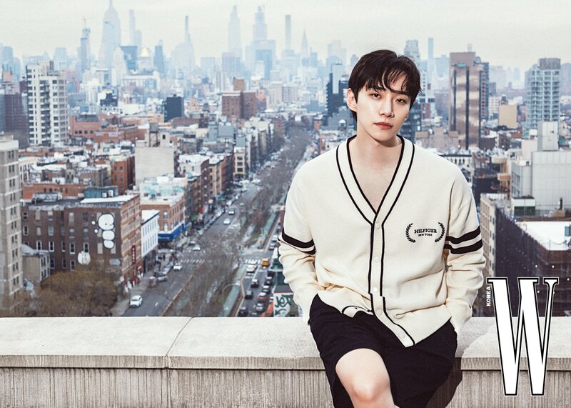 Lee Junho X Tommy Hilfiger for W Korea April 2024 Issue documents 1