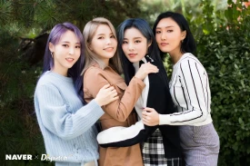 MAMAMOO - reality in BLACK promotion photoshoot by Naver x Dispatch
