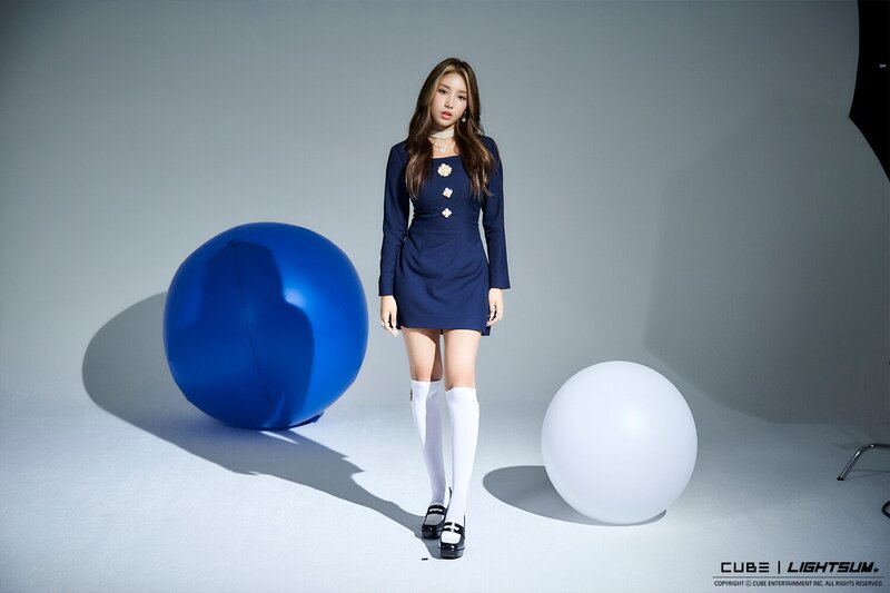 211008 Cube Naver Post - LIGHTSUM 2nd Single 'Light a Wish' Jacket Shoot Behind documents 11