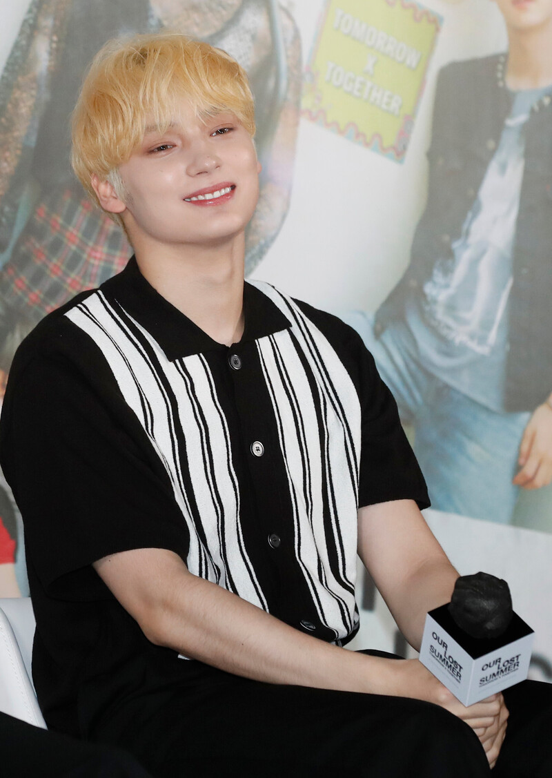 230726 TXT Hueningkai at 'Tomorrow X Together: Our Lost Summer' Special Fan Premier documents 1