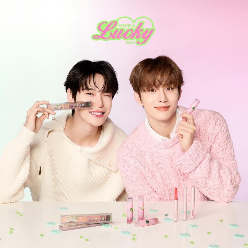 NCT Doyoung and Jungwoo for Peripera Lucky Lottery collection documents 1