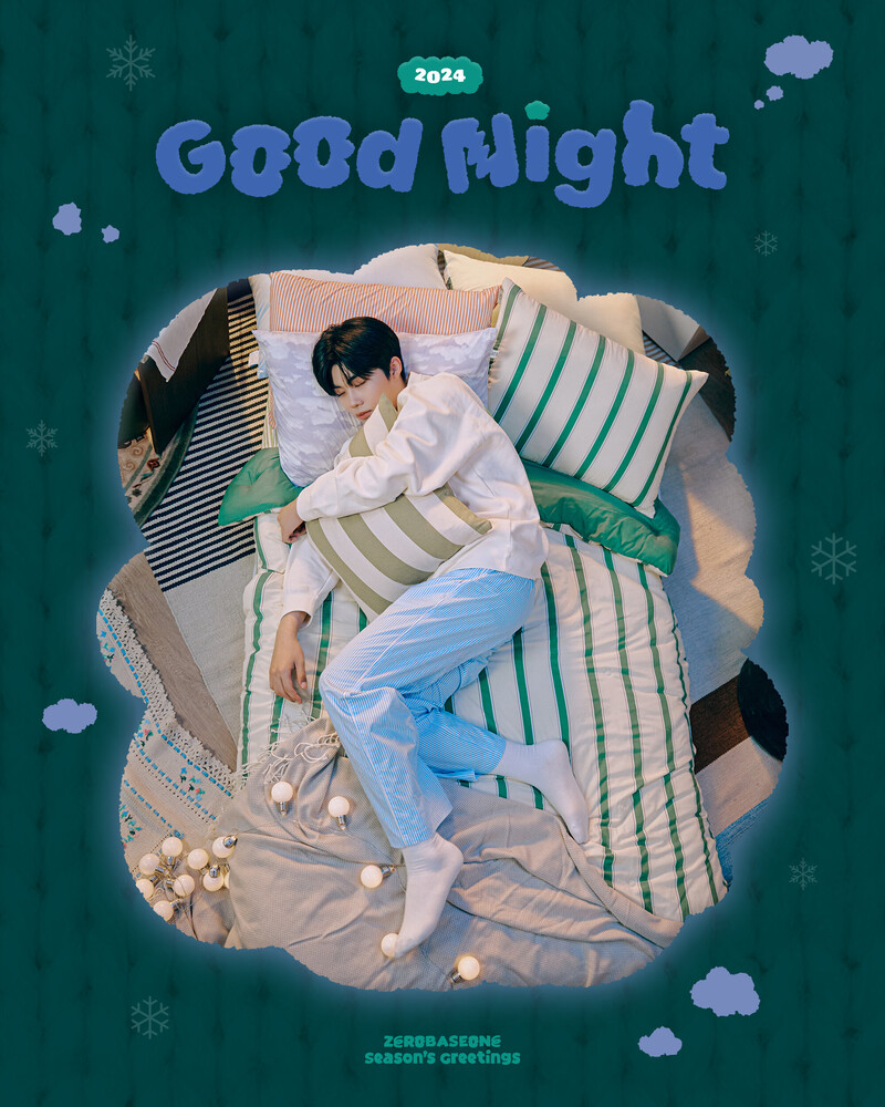 ZEROBASEONE (제로베이스원) - 'Good Night' 2024 SEASONS GREETINGS Concept Photos documents 8