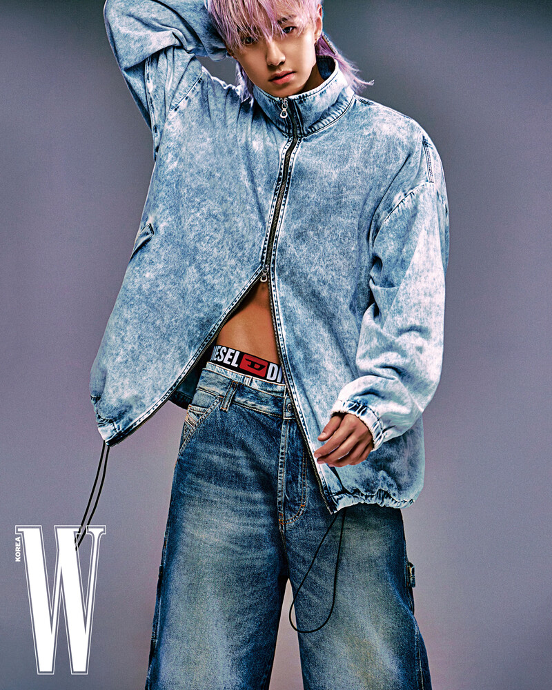 SEVENTEEN Hoshi x Diesel for W Korea August 2024 Issue documents 7