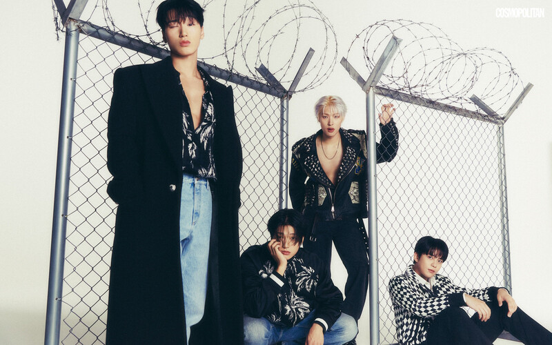 ATEEZ for Cosmopolitan Korea  July 2024 Issue documents 2