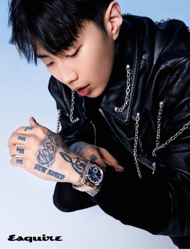 JAY B x JAY PARK for ESQUIRE Korea x OMEGA Watches January Issue 2022 documents 13