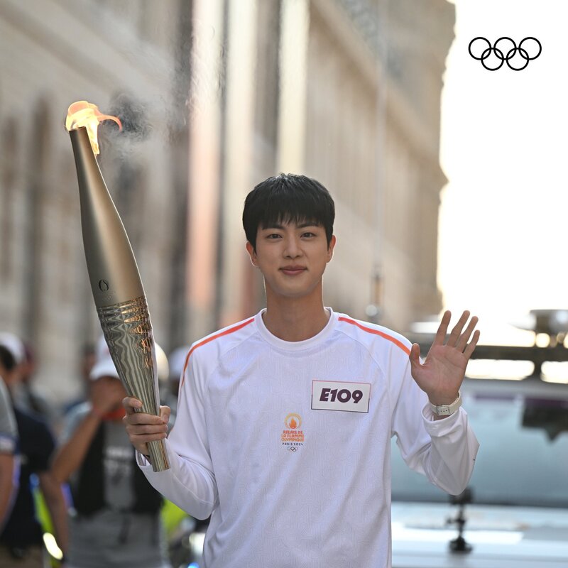 240715 Jin SNS Updates - Paris Olympics 2024 documents 1