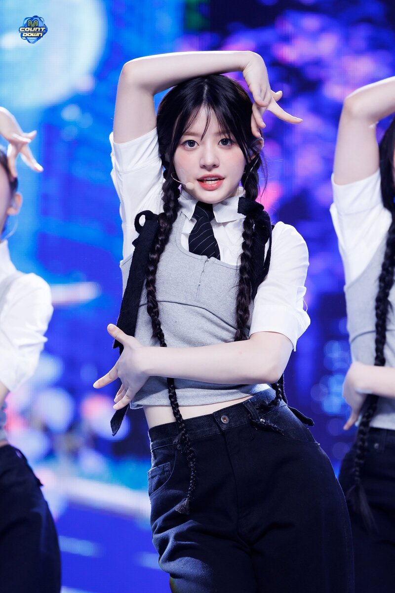 240328 ILLIT Minju - 'Magnetic' and 'My World' at M Countdown documents 8