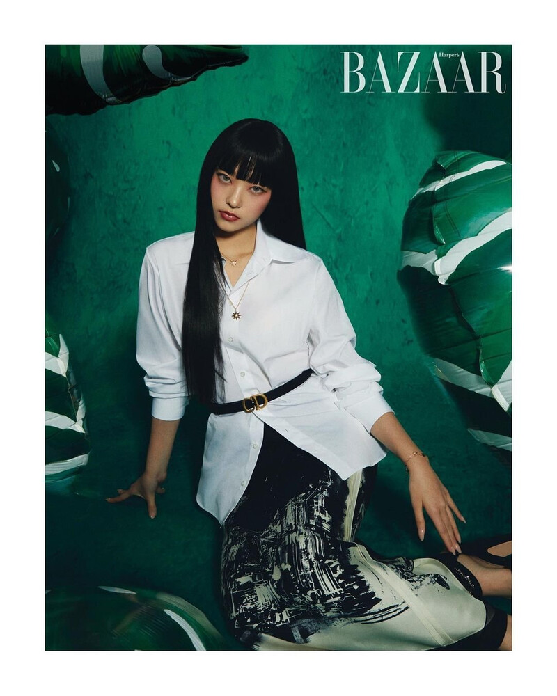 NewJeans Haerin x Dior Joaillerie ‘Étoile des Vents’ Collection for Harper’s Bazaar Korea May 2024 Issue documents 4