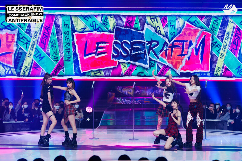 221017 LE SSERAFIM 'No Celestial' Comeback Show by Mnet documents 2