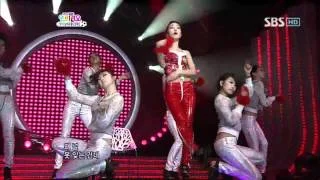 NS Yoon Ji - Don't go back (NS 윤지 - Don't go back) @ SBS Inkigayo 인기가요 100523