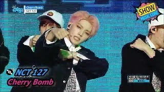 [HOT] NCT 127 - Cherry bomb, 엔시티 127 - 체리 밤 Show Music core 20170708