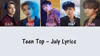 Teen Top - July