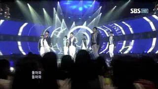 INFINITE - Comeback again (인피니트 - 다시 돌아와)  @ SBS Inkigayo 인기가요 100711